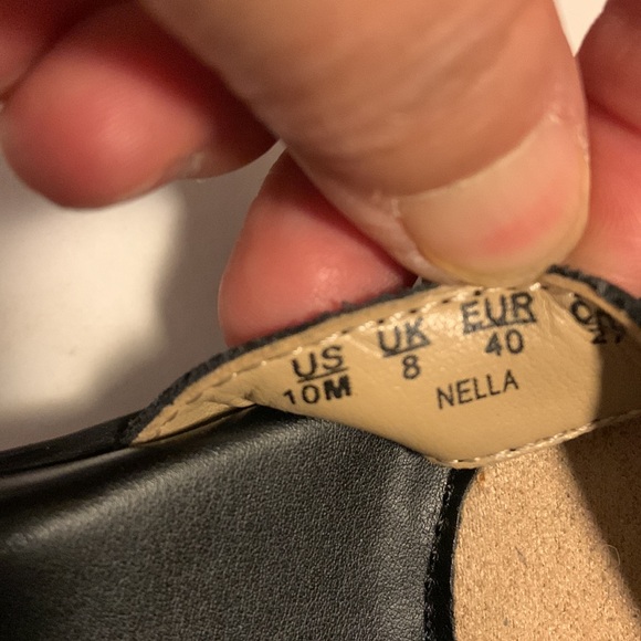 Naturalizer Black Nella Leather Upper Strappy Comfort Sandals 10M - Picture 5 of 5